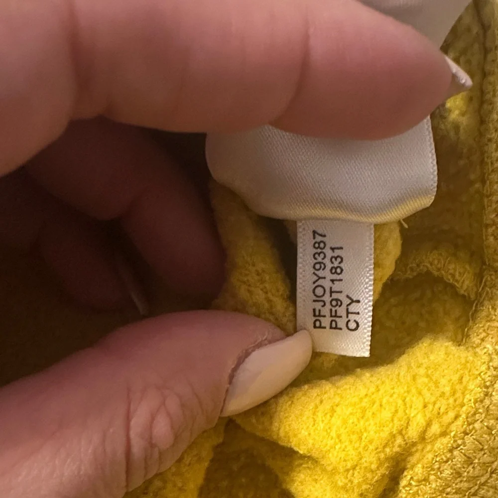 Calvin Klein mustard yellow